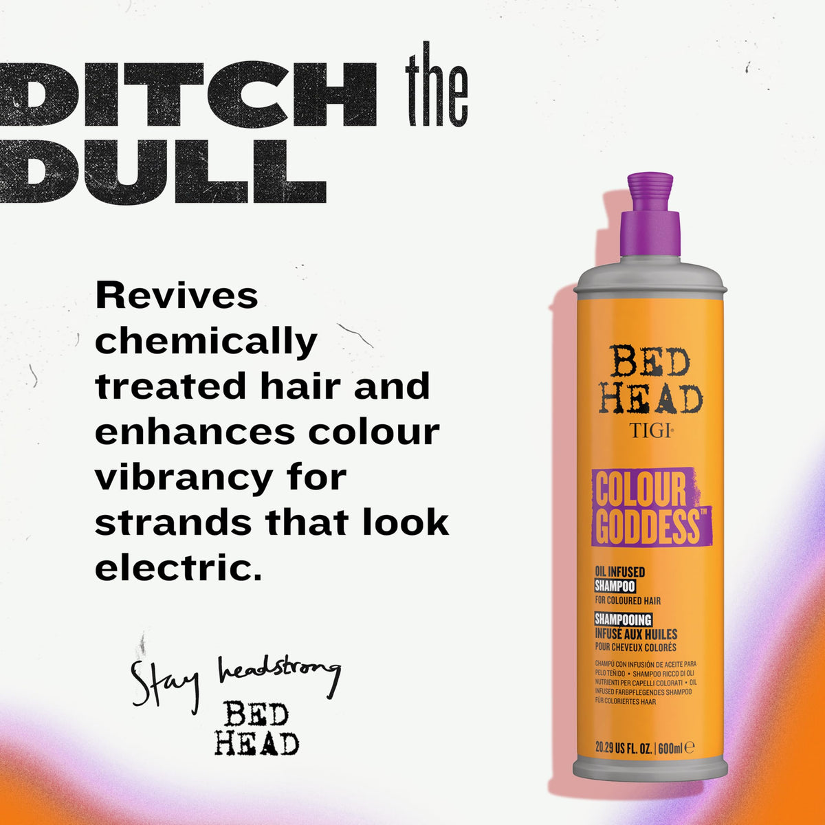TIGI Bed Head COLOUR GODDESS SHAMPOO FOR COLORED HAIR 20.29 fl oz Beauty & Personal Care TIGI
