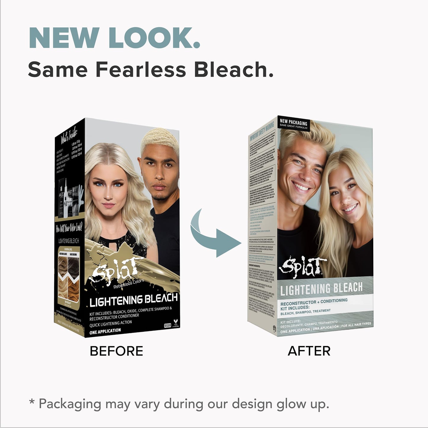Splat Lightening Bleach Kit, 1 Application, Includes Oxide, Lightening Bleach Powder, Complete Shampoo & Deep Reconstructor Conditioner, Hair Bleach Beauty & Personal Care Splat