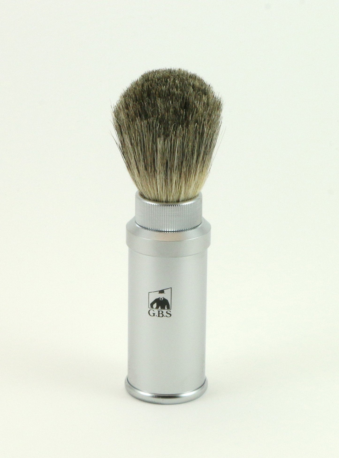 G.B.S Safety Razor, Matte Silver Finish Adjustable Tension and Friendly Shave Brush Badge Bristles Leather Protective Razor Blades Beauty and Personal Care G.B.S