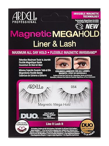 Ardell Magnetic MegaHold Liquid Liner & Lash 054, 1 pair Beauty & Personal Care Ardell