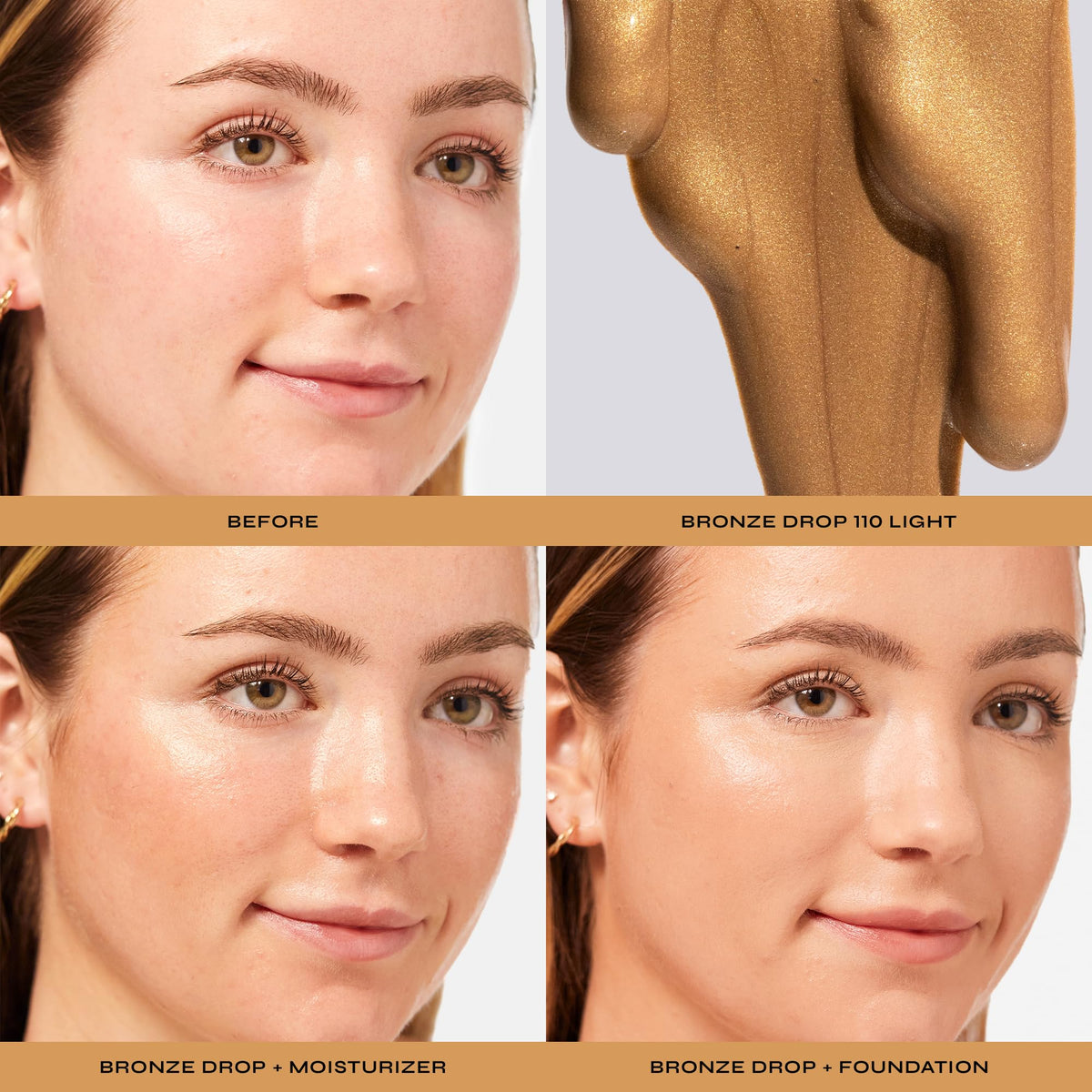 Milani Conceal + Perfect Sun Kissed Liquid Bronzing Drops - Light