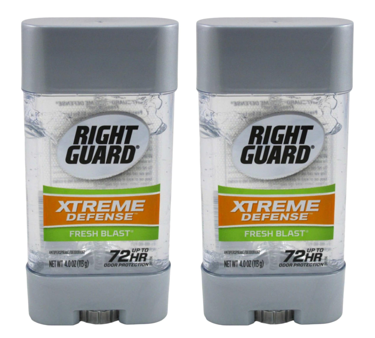 Right Guard Xtreme Defense Fresh Blast Gel 4 Ounce 72Hr (Pack of 2) Beauty and Personal Care Right Guard