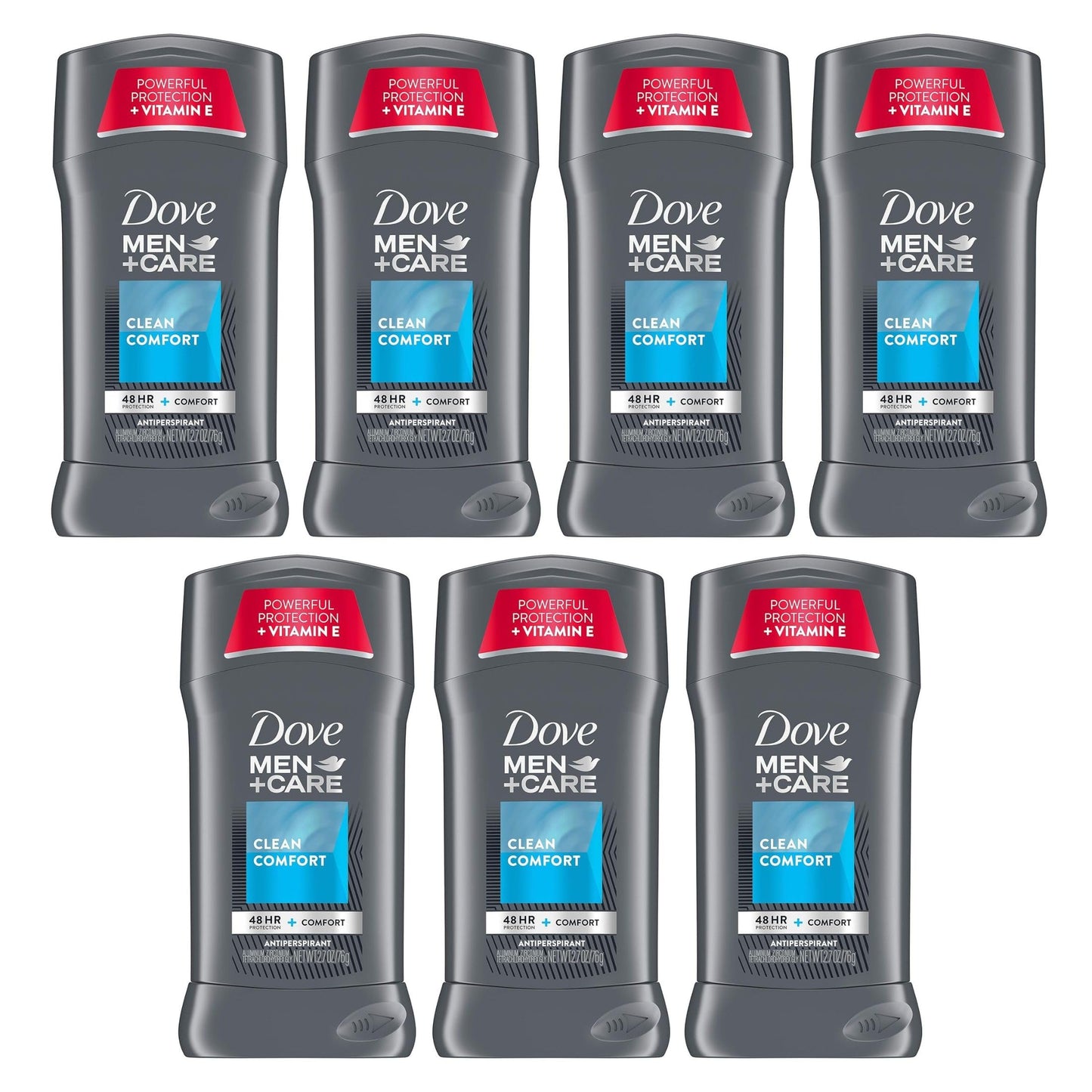 Dove Men + Care Antiperspirant Deodorant Stick Clean Comfort 2.70 oz (Pack of 7) Beauty and Personal Care Dove