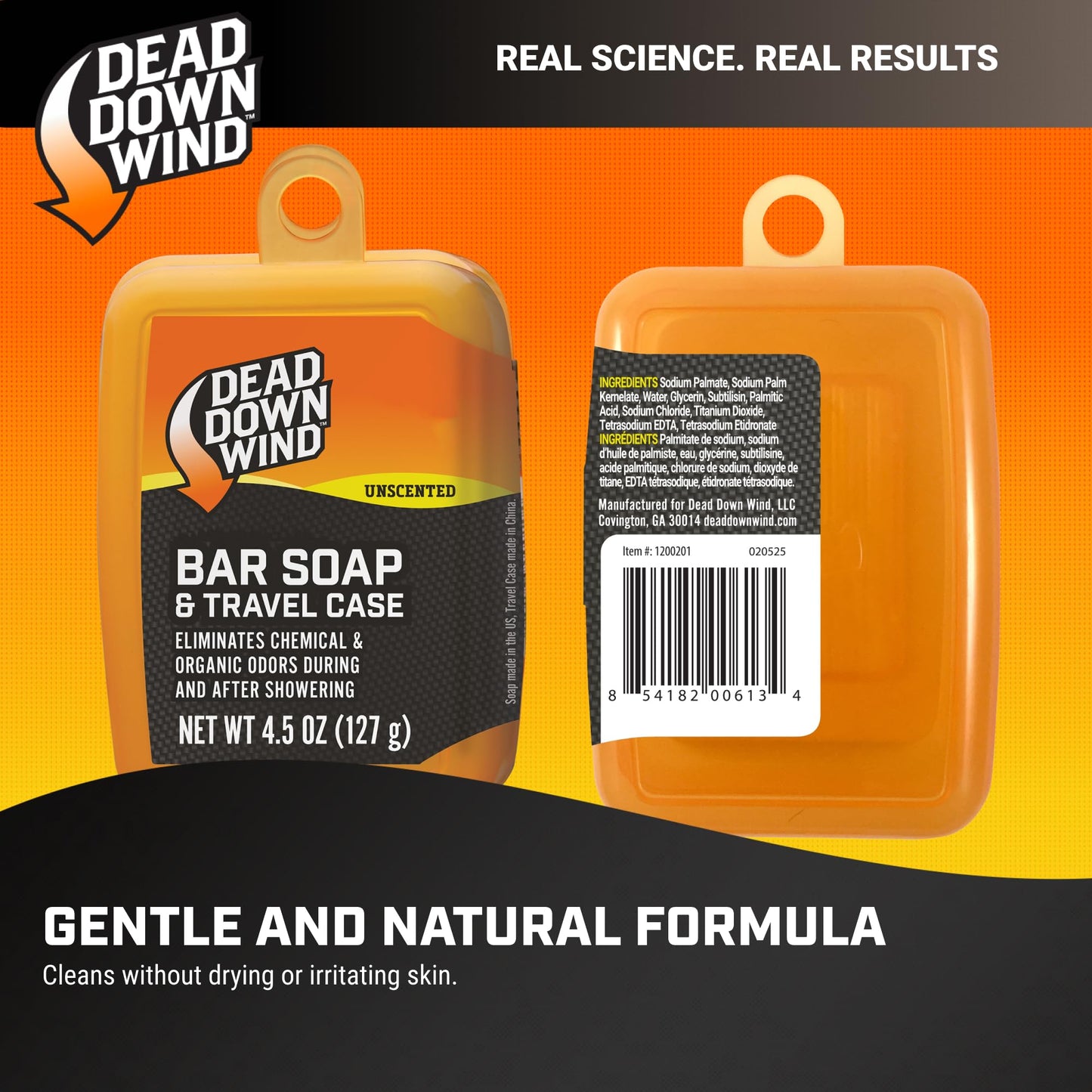 DEAD DOWN WIND 12002 Bar Soap with Travel Container (4.5oz) Beauty & Personal Care DEAD DOWN WIND