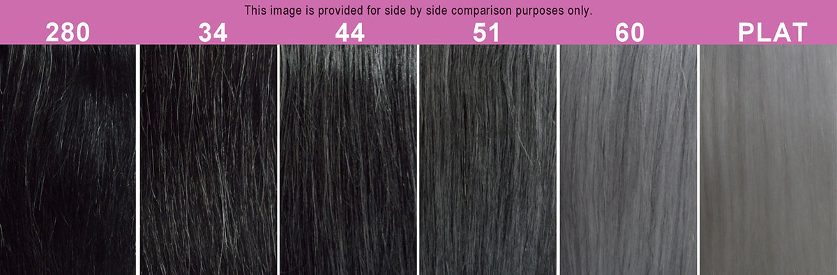 Foxy Silver (Weave - HH Yaki Straight) 10 inch - 100% Human Hair Weave in Platinum