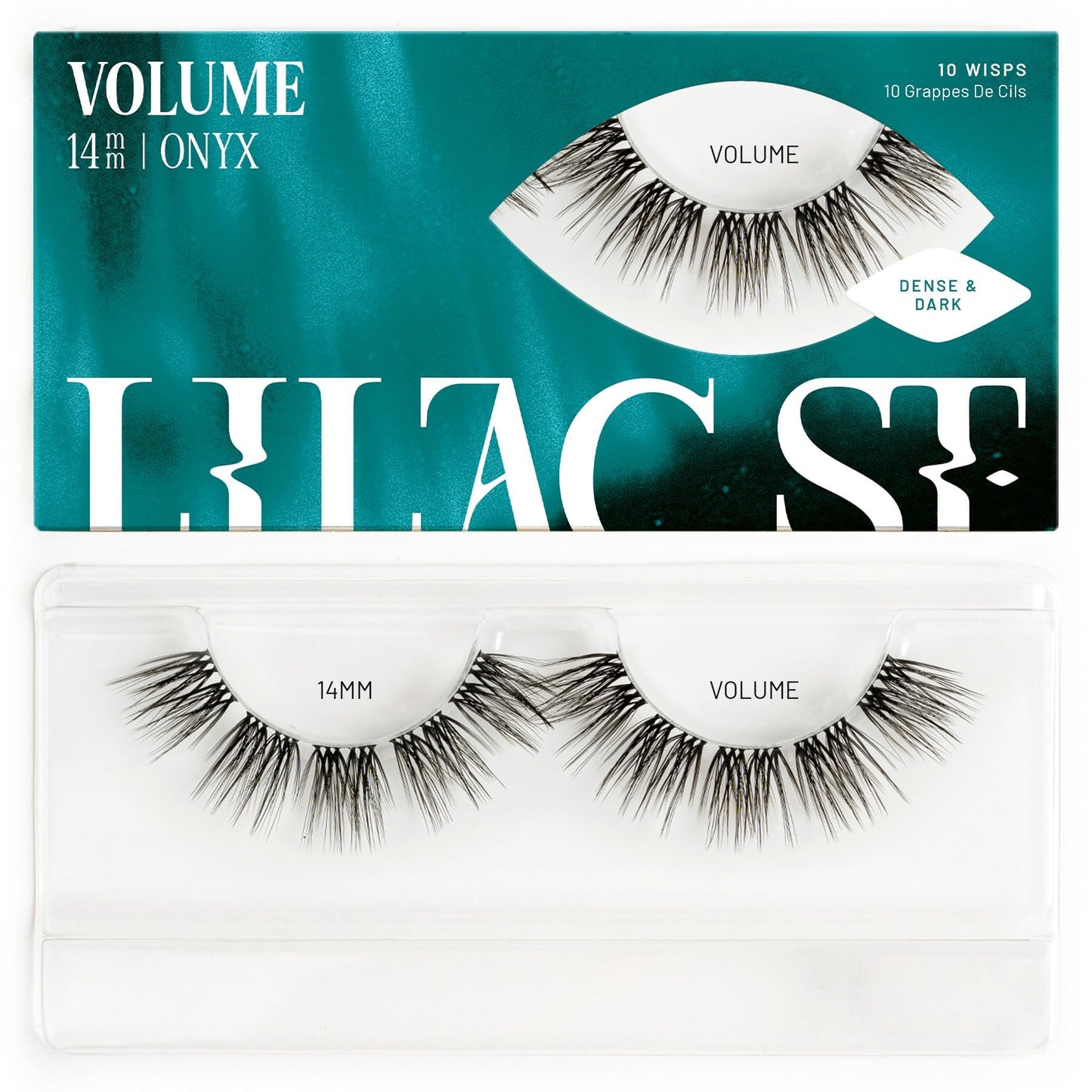 Lilac St - Volume Dramatic Faux Eyelash Clusters (14mm) - Dense & Distinctive Look - DIY Lash Extension Wisps - Lightweight & Lifelike - Lasts 10 Days Beauty & Personal Care Lilac St.