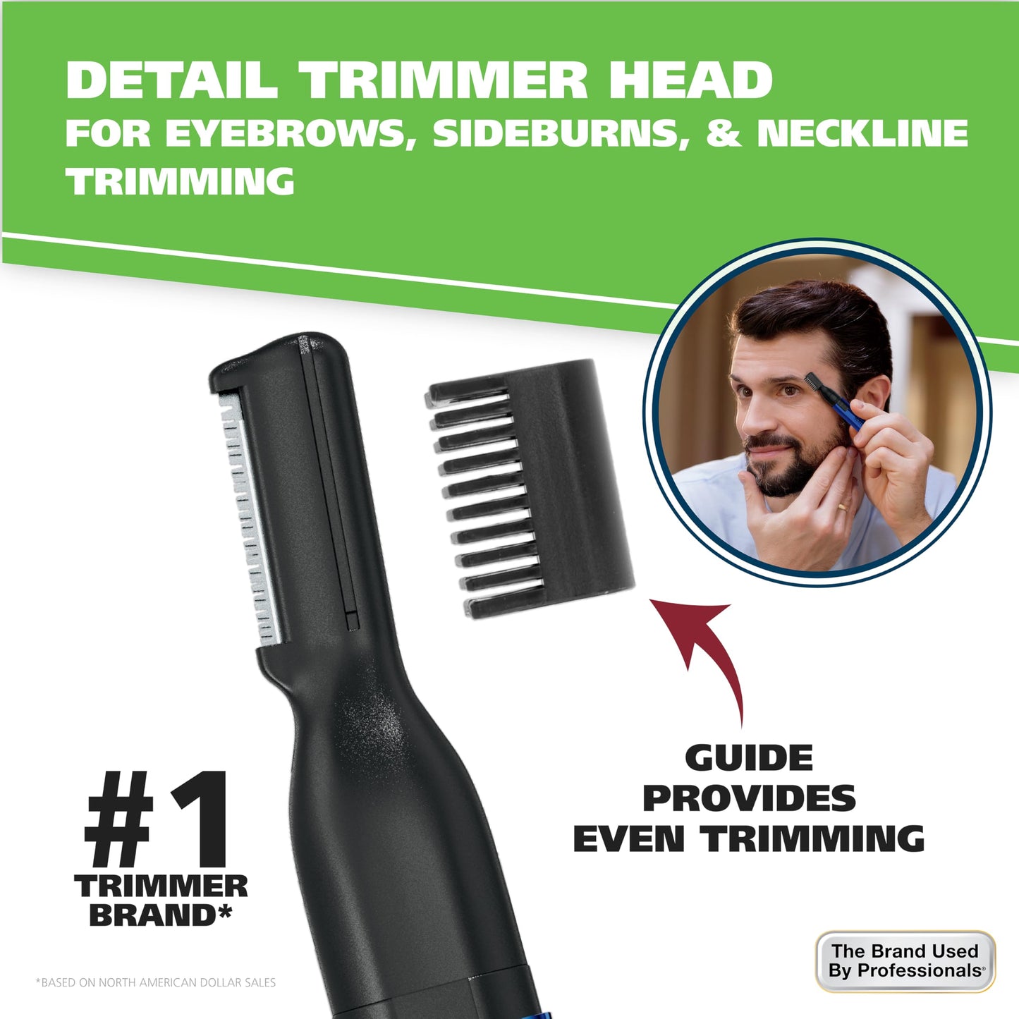 Wahl Lithium 2 in 1 Battery Pen Detail Touch Up Trimmer for Nose, Ear, Neckline, Eyebrow, & Other Detailing - Blue - by The Brand Used by Beauty and Personal Care Wahl
