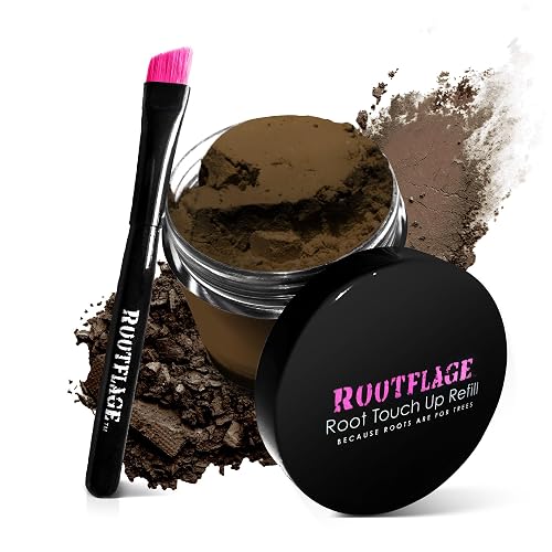 Rootflage Temporary Root Touch Up Refill (Basic Brown) Beauty & Personal Care Rootflage
