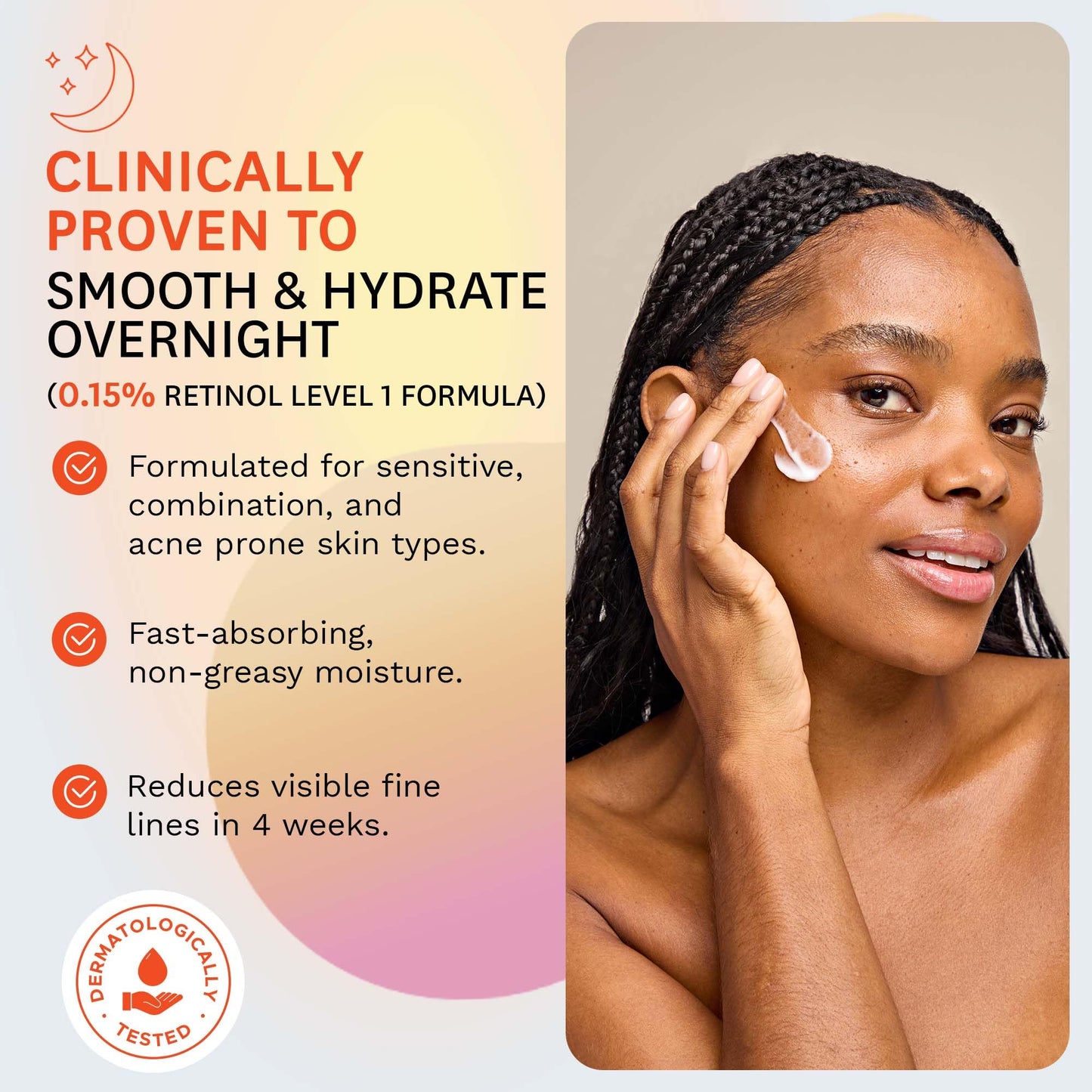 Fig.1 Retinol Night Cream | Face Hydrating Moisturizer With Retinol & Squalane | Night Cream For Women With Sensitive Skin | Dermatologist Tested Beauty & Personal Care Fig.1