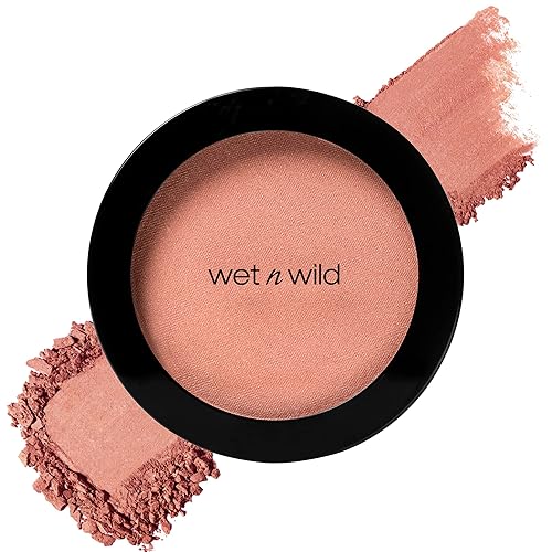 wet n wild Color Icon Blush, Effortless Matte Natural Sheer Glow & Seamless Blend, Luxuriously Infused Smooth Jojoba Oil, Cruelty-Free & Vegan Beauty & Personal Care wet n wild