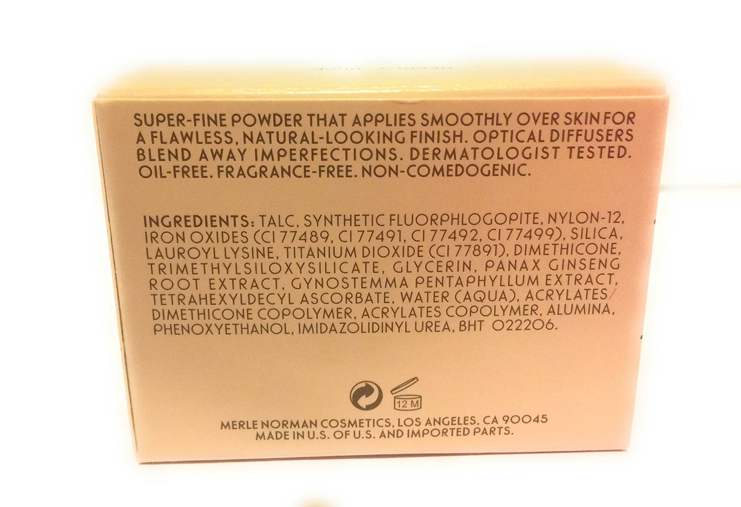 Merle Norman Flawless effect loose powder - Nearly nude Beauty & Personal Care Merle Norman