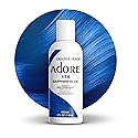 Adore Semi Permanent Hair Color (174 Sapphire Blue) | Vegan & Cruelty-Free Blue Hair Dye | No Ammonia, No Peroxide, No Alcohol | 4 Fl Oz Beauty & Personal Care Adore