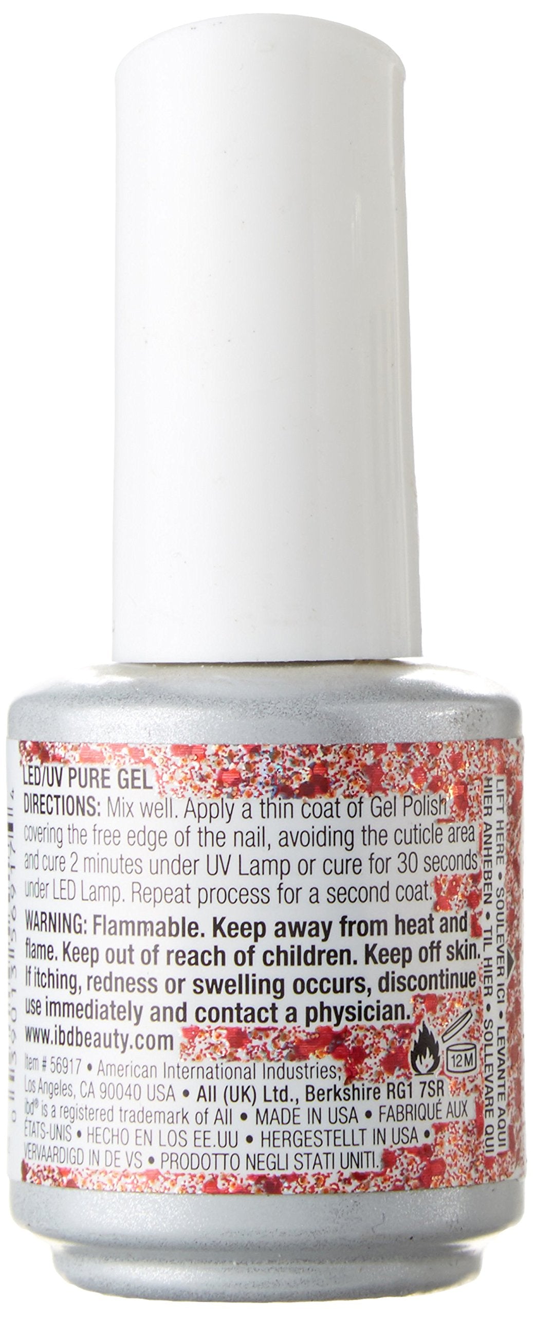 IBD Just Gel Soak Off Pink Nail Polish, Imperial Treasure