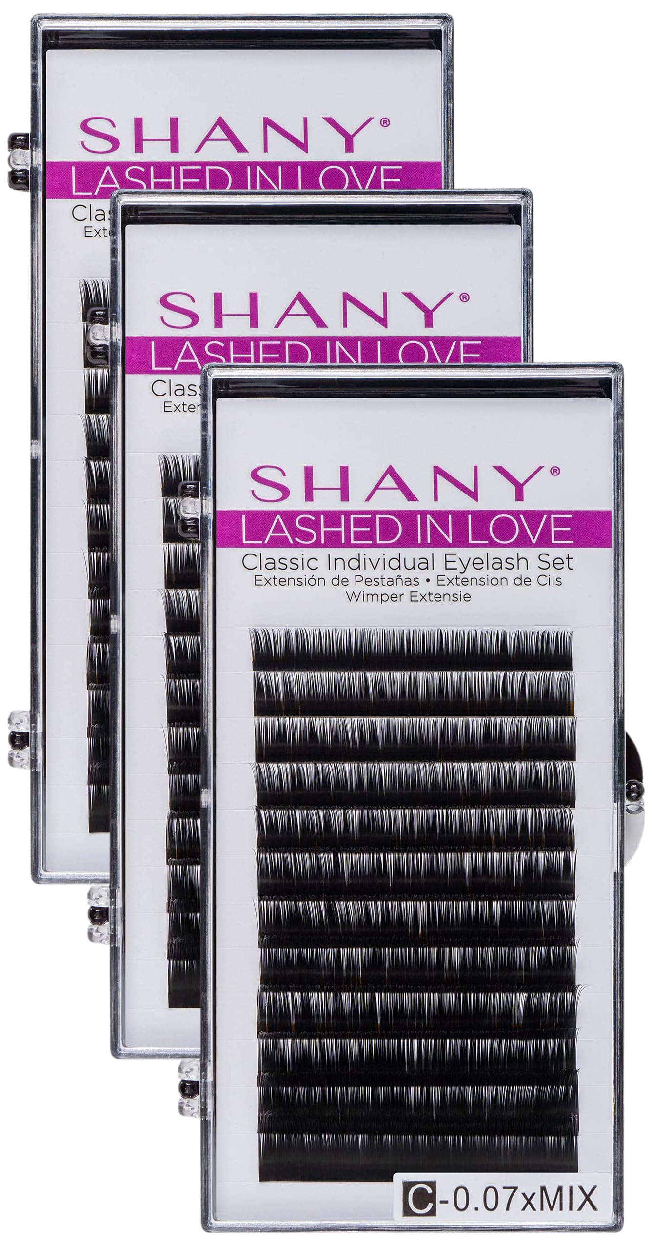 SHANY Cosmetics Shany Lashed In Love Colorful Individual Eyelash Set - Individual 3d Voluminous & Weightless Faux Mink Lash Extensions - Multi-color Beauty & Personal Care SHANY
