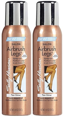 Sally Hansen Airbush Sun Self-Tanner for Legs-Tan Glow-4.4oz, 2 pack Beauty & Personal Care Sally Hansen