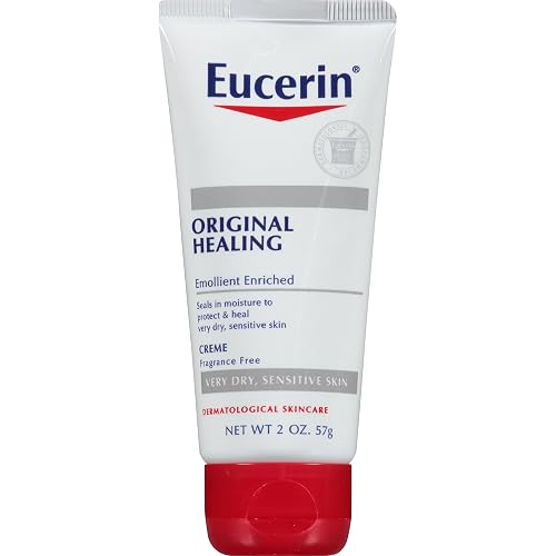 Eucerin Original Healing Cream - Fragrance Free, Rich Lotion for Extremely Dry Skin - 2 oz. Tube (Pack of 1) Beauty & Personal Care Eucerin