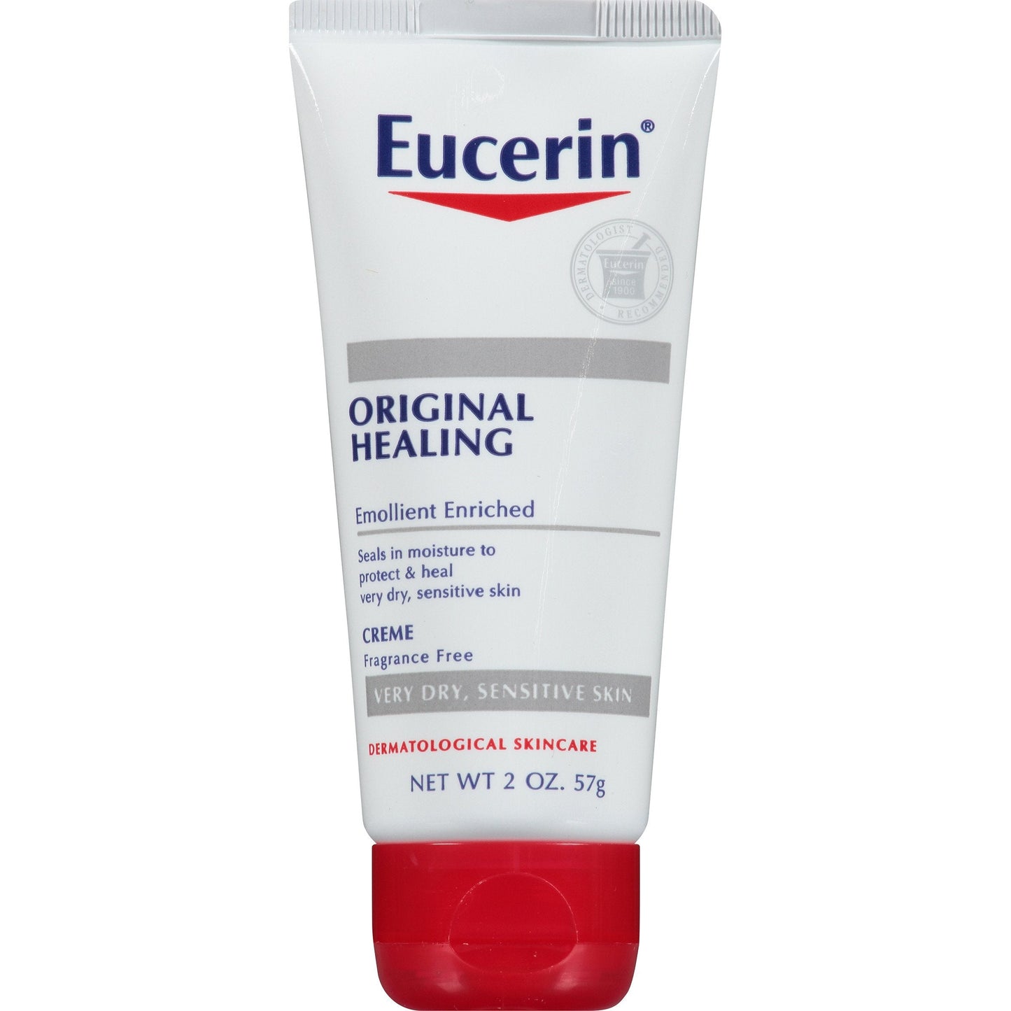 Eucerin Original Healing Cream - Fragrance Free, Rich Lotion for Extremely Dry Skin - 2 oz. Tube (Pack of 1) Beauty & Personal Care Eucerin
