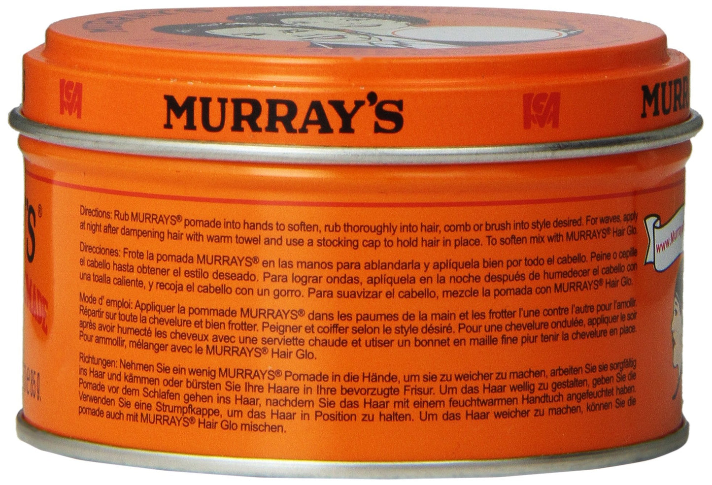 U/S Murrays Hair Pomade Size 3oz U/S Murrays Hair Pomade 3oz Beauty & Personal Care Murray's
