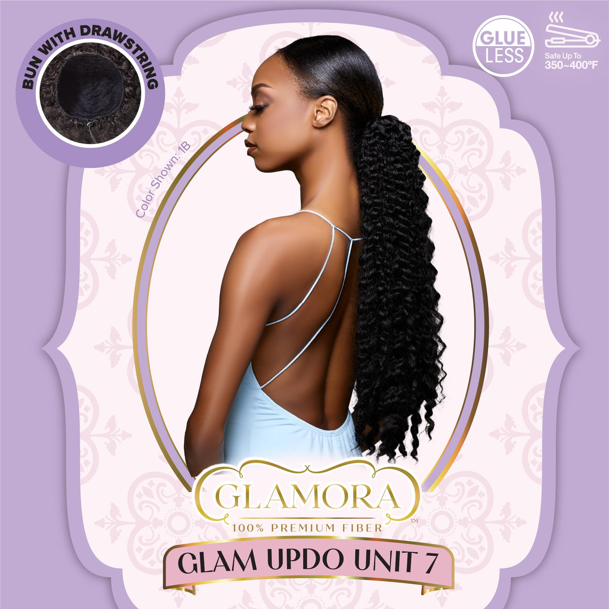 Sensationnel Glamora Glam Updo Hairextension-Unit 7,2 DARKBROWN