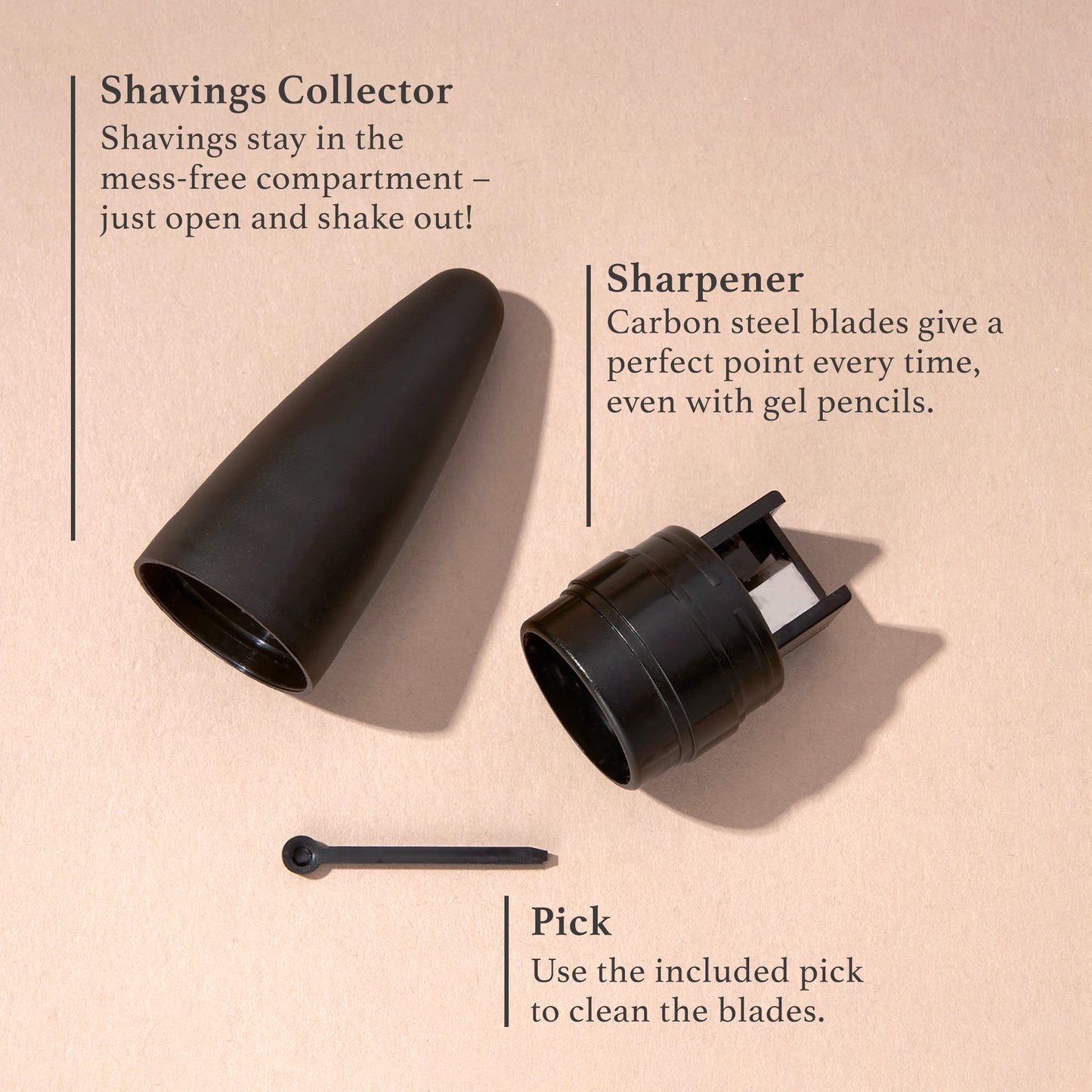 Julep Cosmetic Makeup Pencil Sharpener - Eyeliner, Lip Liner and Eyebrow Pencils - Compact Travel Friendly - Easy to Clean - Universal Sharpener Beauty & Personal Care Julep