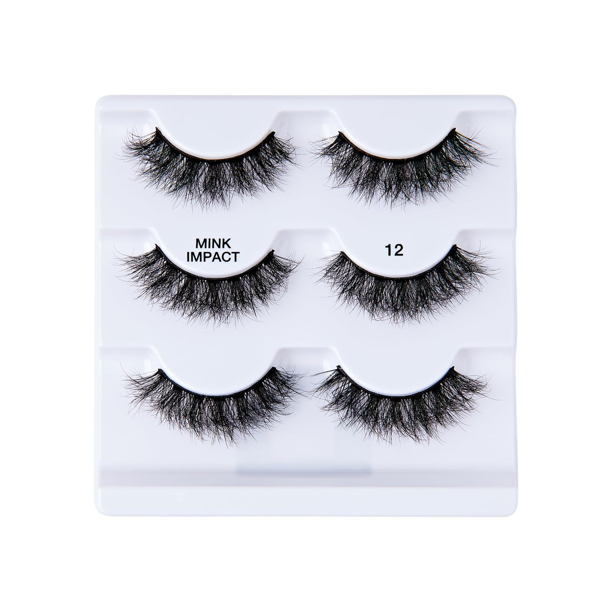I-Envy 3-in-1 MinkImpact Multipack, 100% 3D Mink-Like Vegan Lashes, Soft, Natural, Fluffy & Lush, Clear Undetectable Band, Lightweight & Comfortable