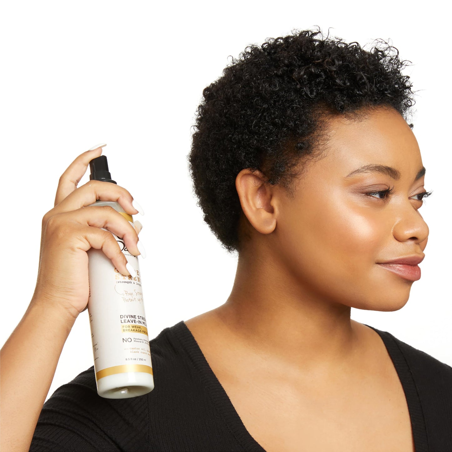 Carol's Daughter Leave In Conditioner, 8.5 Fluid Ounces, Goddess Strength Divine Strength Hair Milk with Castor Oil for Weak, Wavy, Coily and Curly Beauty & Personal Care Carol's Daughter
