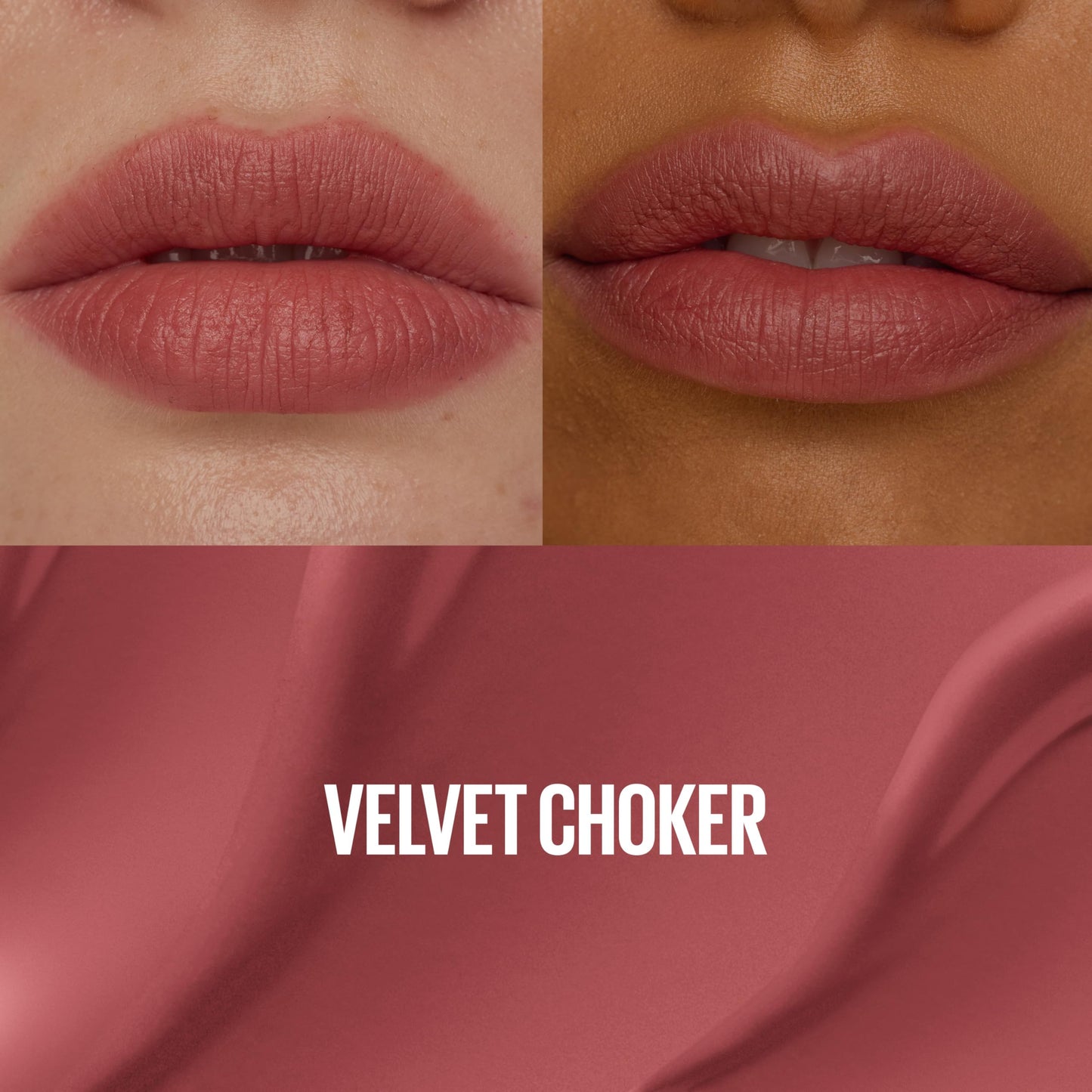 MAYBELLINE Super Stay Teddy Lip Tint, Long Lasting Matte Lipstick for Up To 12HR Wear, Velvet Choker, 1 Count Beauty & Personal Care MAYBELLINE