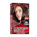 Revlon Colorsilk Beautiful Color Permanent Hair Color, Long-Lasting High-Definition Color, Shine & Silky Softness with 100% Gray Coverage, Ammonia Beauty & Personal Care REVLON