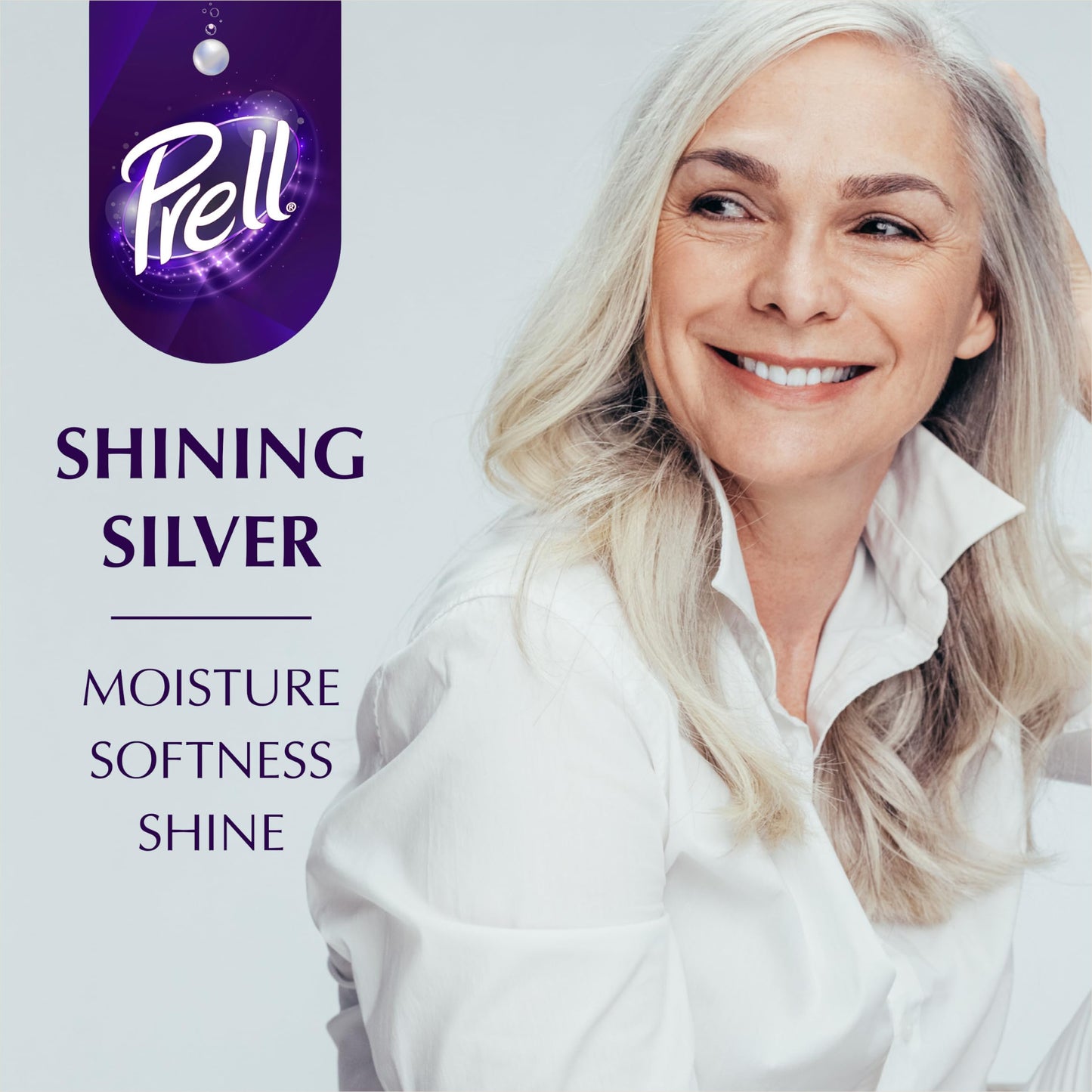 Prell Purple Shampoo + Conditioner Set for Blonde, Bleached, Gray & Silver Hair, Neutralizes Yellow Tones, Color-Safe Hydrating Lotus Flower System Beauty & Personal Care Prell