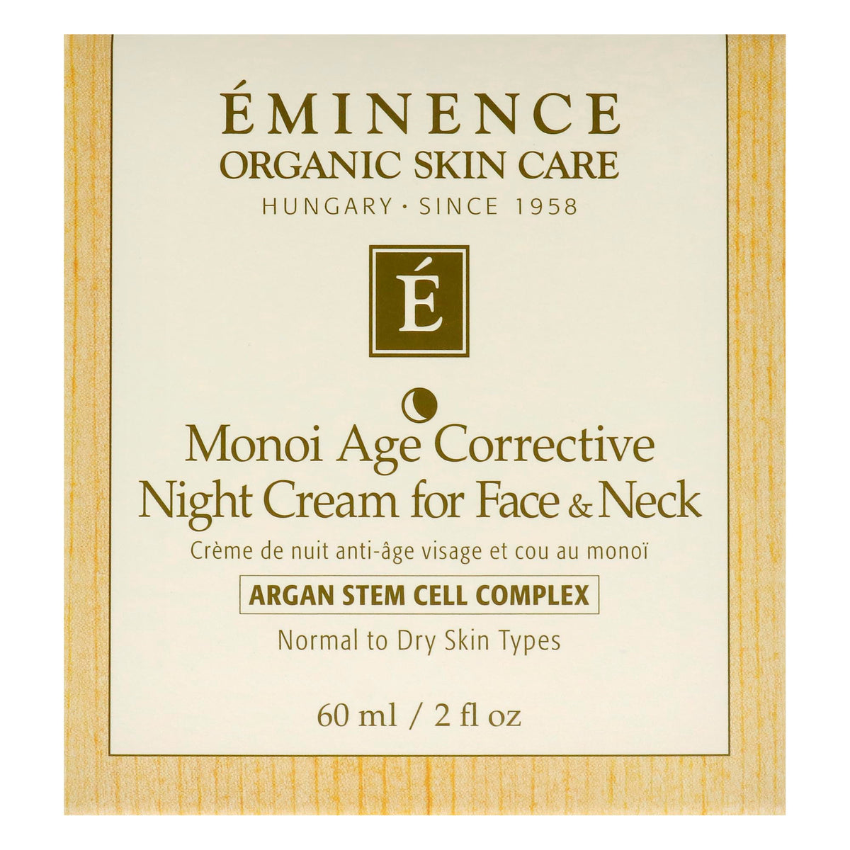 Eminence Monoi Age Corrective Night Cream for Face and Neck, 2 Ounce