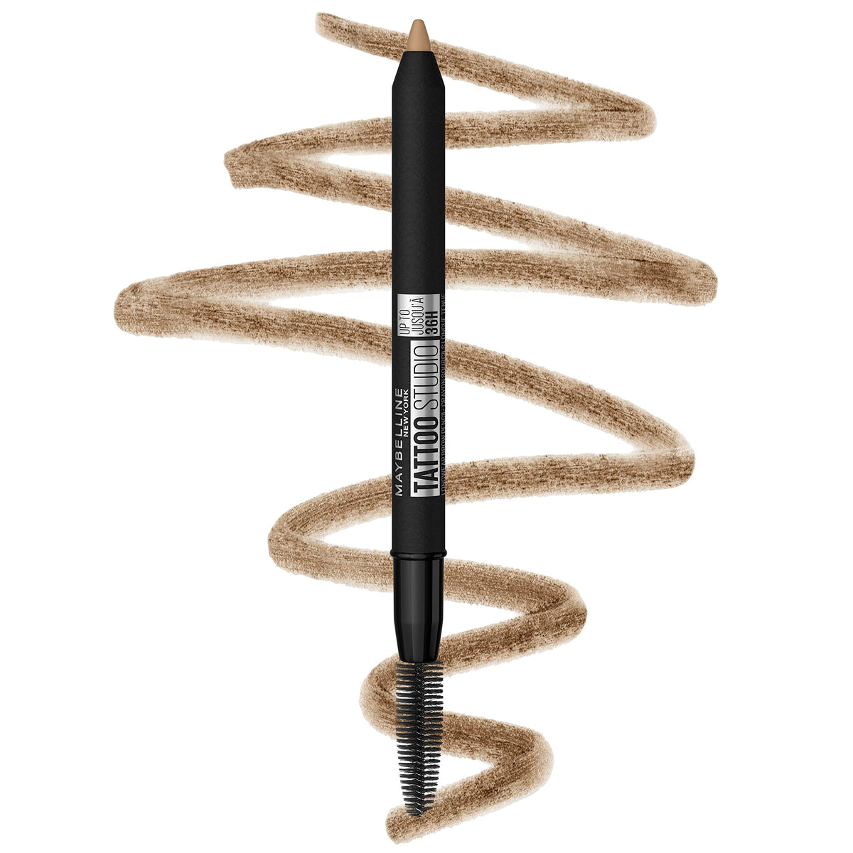 Maybelline TattooStudio Waterproof Eyebrow Pencil, Sharpenable, Longwear, Long Lasting, Pigmented Eyebrow Pencil for Defined Brows, Light Blonde, 1