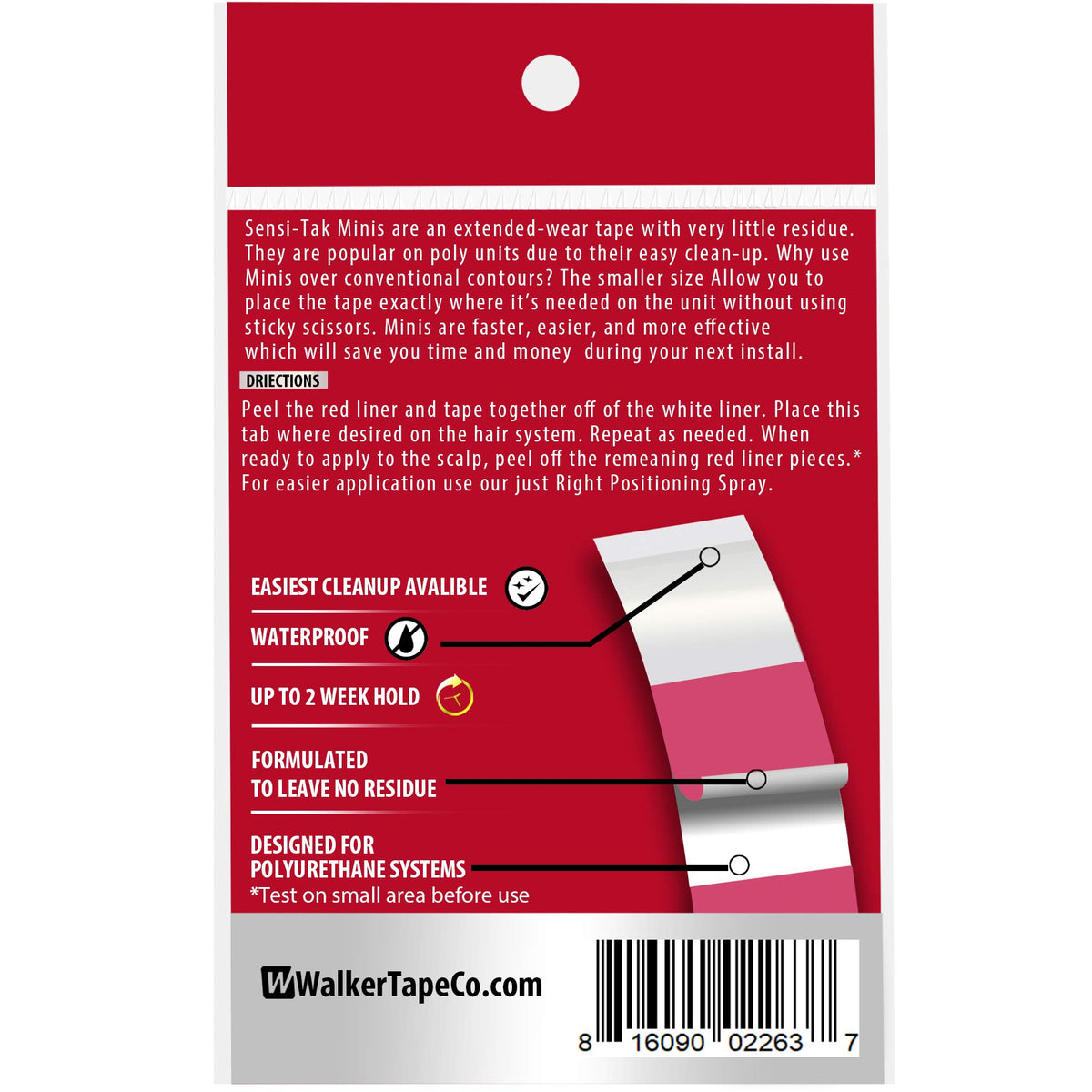 Sensi-Tak Double Sided Tape Tabs MINIS, 72 Tabs