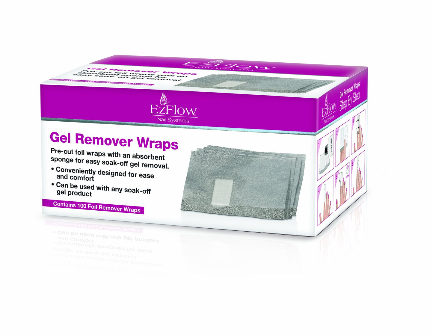 EZ Flow Trugel System Gel Remover Wraps, 100 Count Beauty & Personal Care EzFlow
