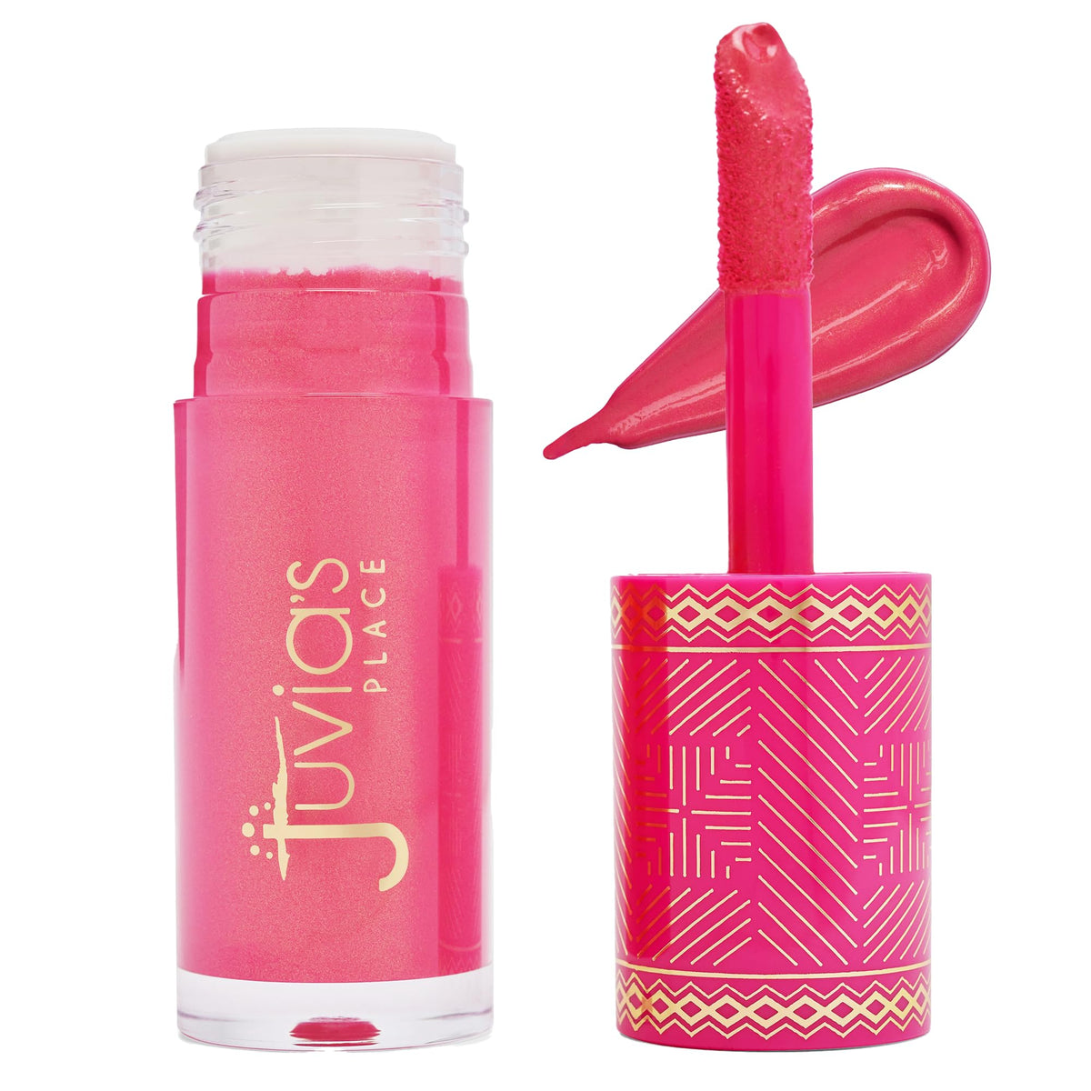 Juvia's Place Blushed Liquid BlushLighter - Pink Lady Glow - Liquid Blush for Cheeks with Luminous Glow, Long-Wearing, Buildable & Highly-Pigmented