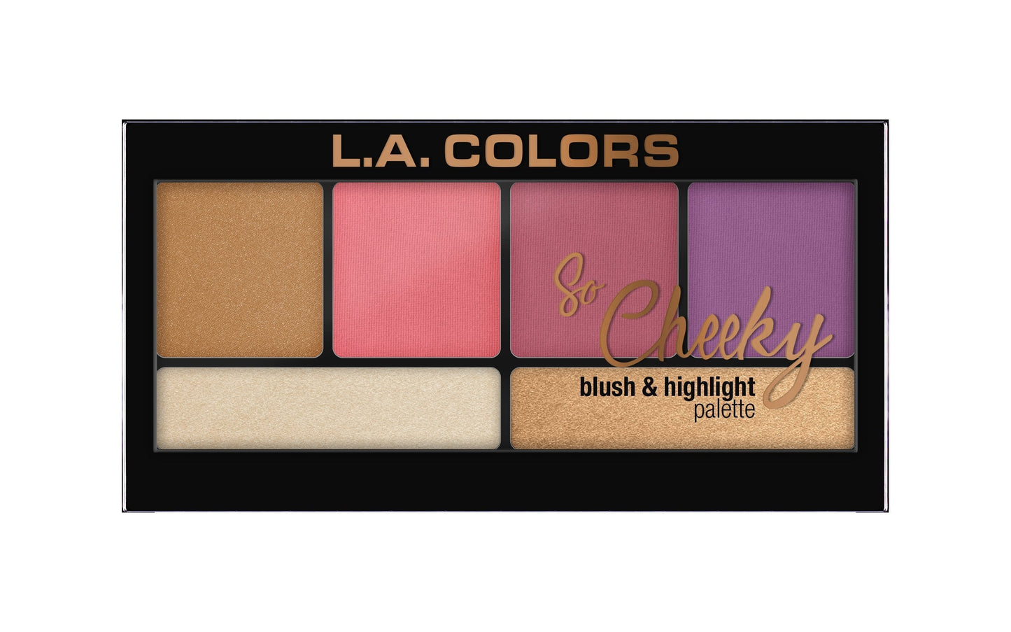 L.A. COLORS So Cheeky Blush and Highlight Palette, Sweet and Sassy C30463 Beauty & Personal Care L.A. COLORS