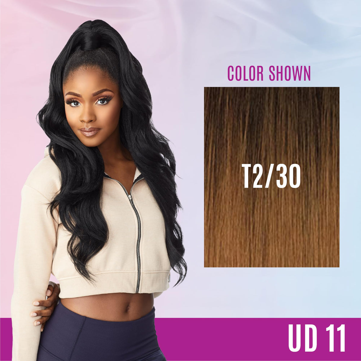 Sensationnel Instant Updown Halfwig Pony-lud 11, T2/30