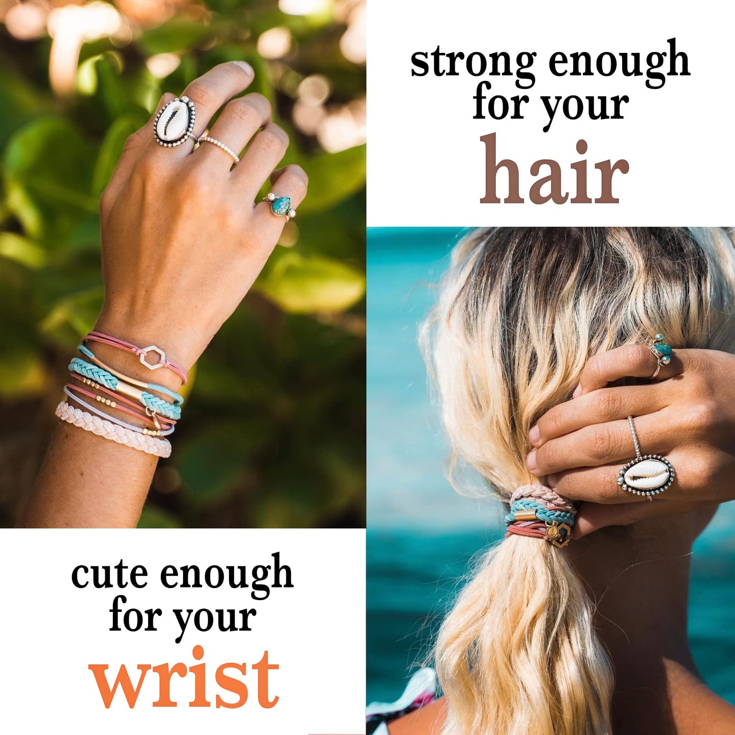 K’lani Hair Tie Bracelets for Women - Elastic Hair Bands That Double as Stylish Jewelry, Strong Hold Ponytail Holders - Gift for Birthdays, Mother’s Beauty and Personal Care K'lani