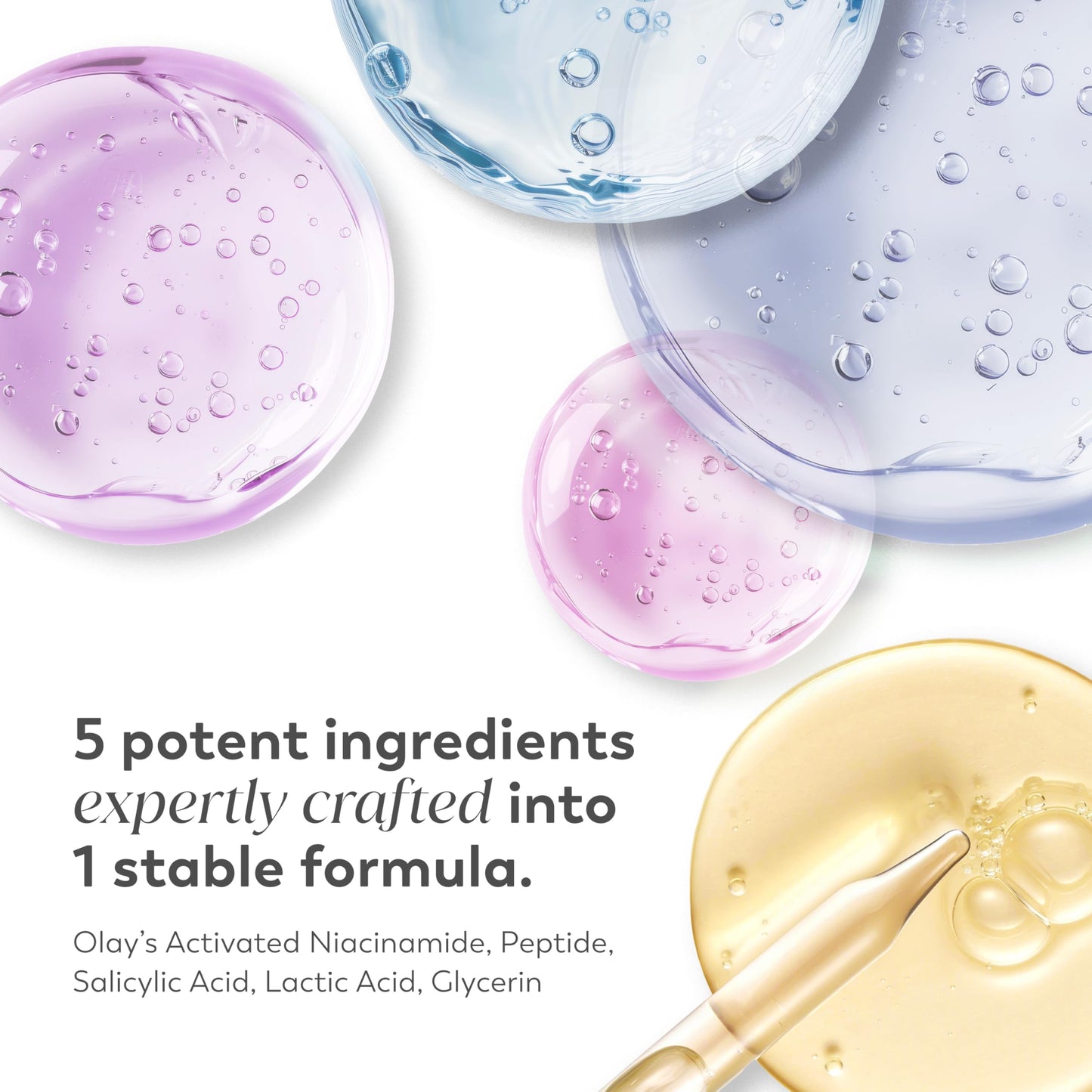 Olay Super Serum Night Repair, Fragrance-Free Trial Size - Niacinamide, Peptide, Salicylic & Lactic Acid, Glycerin - 5-in-1 Skin Care Benefits Beauty & Personal Care Olay