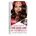 Revlon ColorSilk Tone + Gloss + Care Demi Permanent Hair Color, Dye Kit with Leave-In Scalp and Haircare Serum, 2x Shinier, 4x Stronger, 5 Medium Beauty & Personal Care REVLON