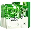 PalNour Aloe Facial Skincare Sheet Hydrating Moisturizing Revitalizing Facial Skincare Sheet for Dry, Oily, Sensitive and Tired Skin 25ml/0.8oz, Pack Beauty & Personal Care PalNour
