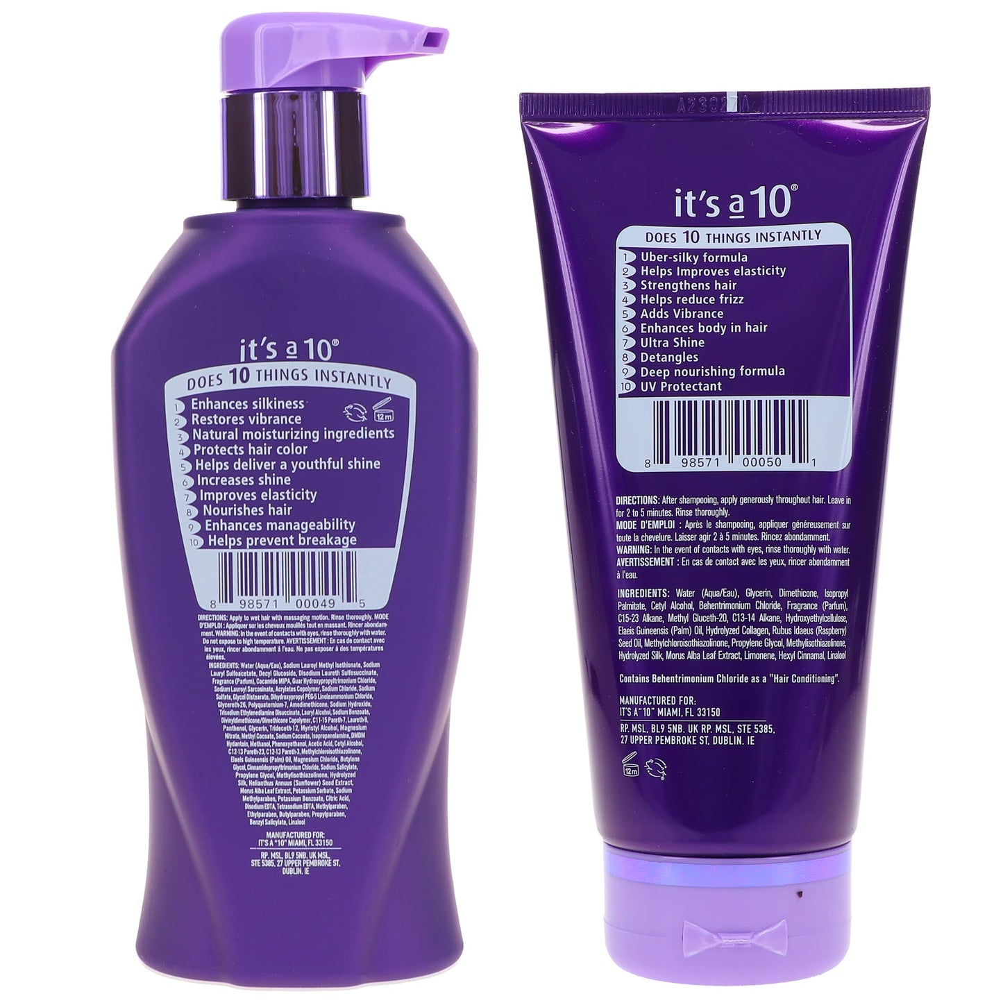 It's a 10 Silk Express Miracle Silk Shampoo10 OZ & Conditioner 5 OZ Beauty & Personal Care It's a 10 Haircare