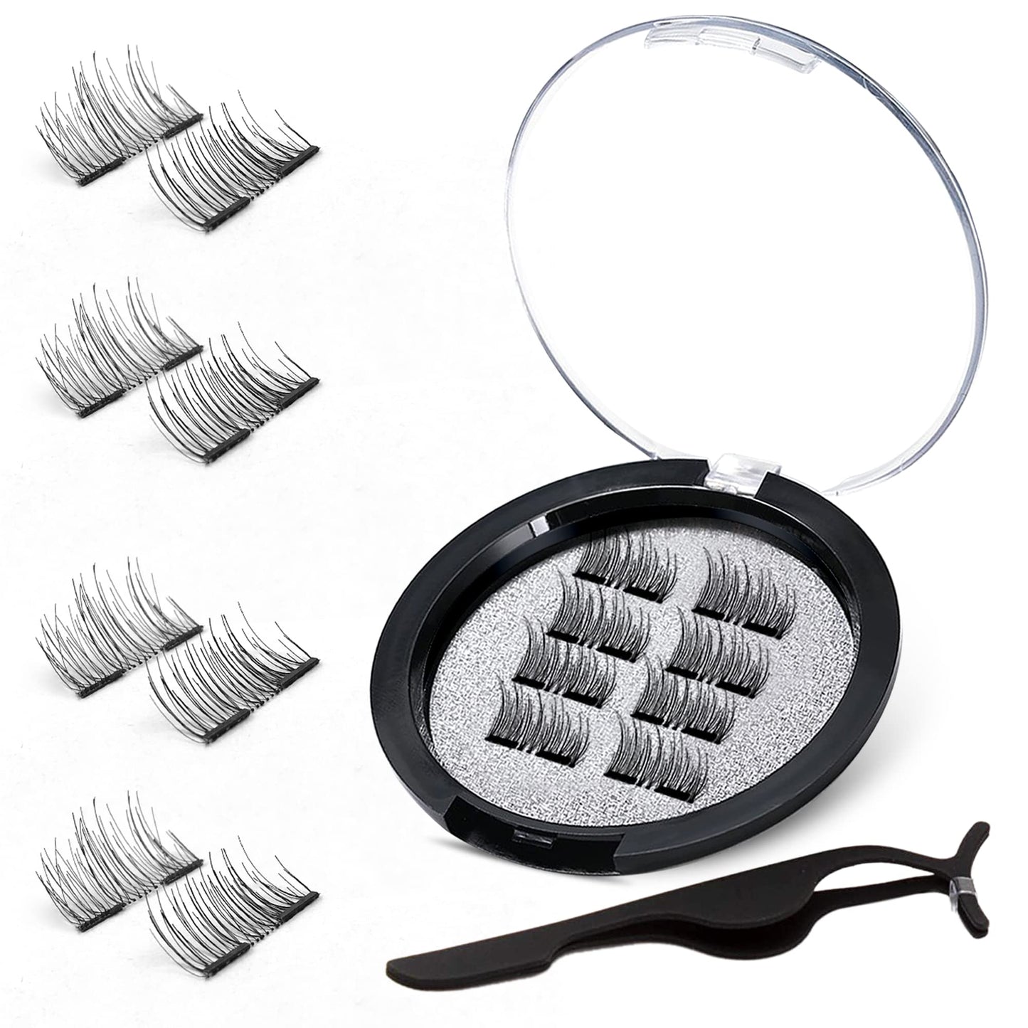VASSOUL Magnetic Eyelashes with Applicator - Reusable Premium Lashes, Easy Application, No Glue Needed, Natural Look Beauty & Personal Care VASSOUL