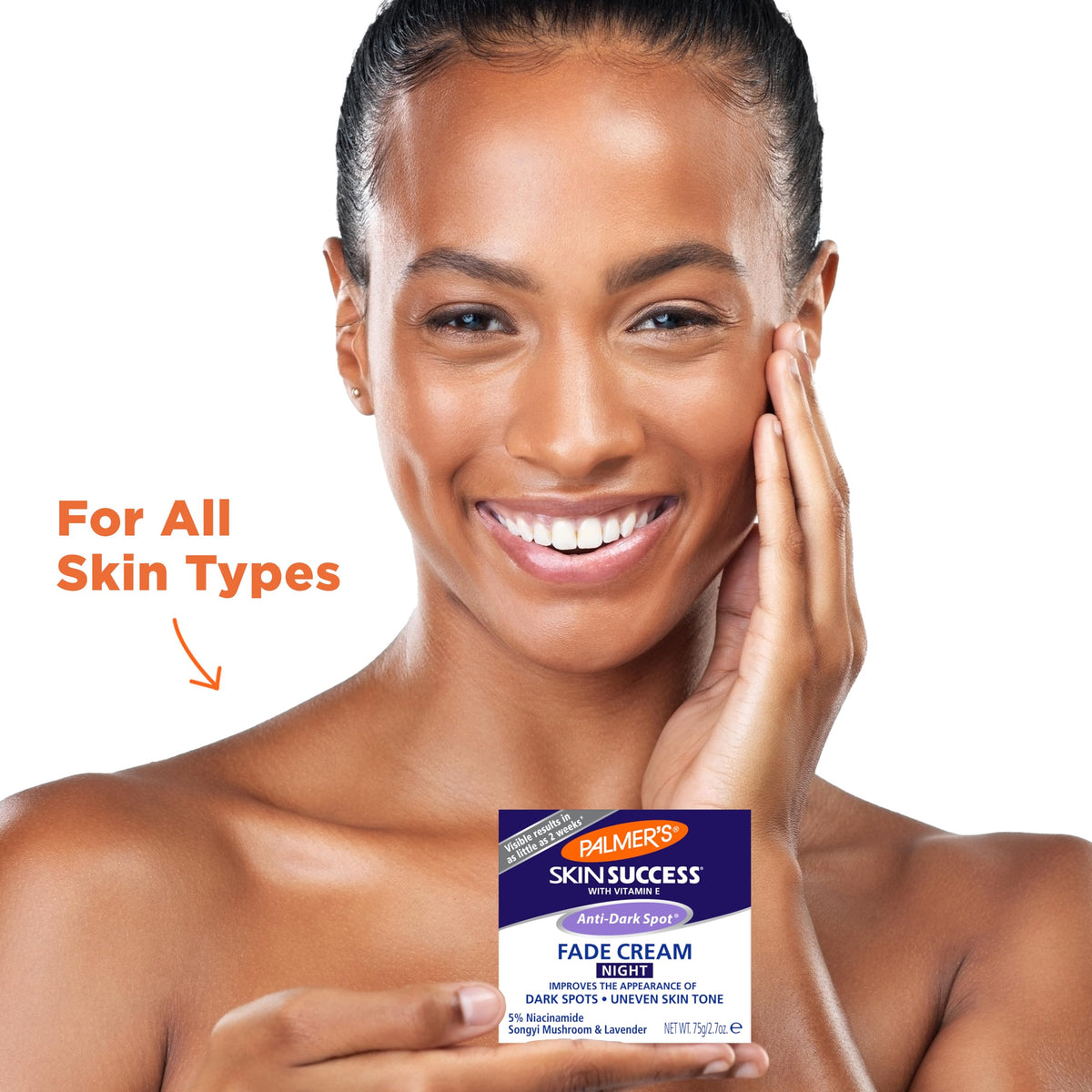Palmer's Skin Success Anti-Dark Spot Nighttime Fade Cream with Retinol & Niacinamide, Dark Spot Corrector for Face, Night Moisturizer Helps Reduce Beauty & Personal Care Palmer's