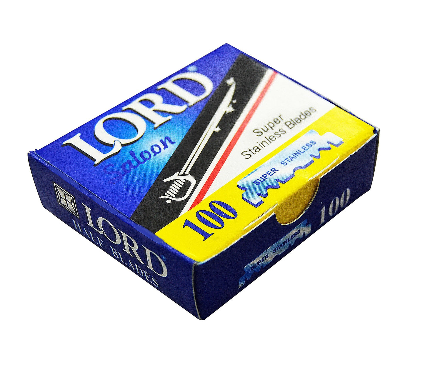 100 LORD Super Stainless Single Edge Razor Blades for Professional Barber Straight Razor - 200+ Shaves Beauty and Personal Care FACON