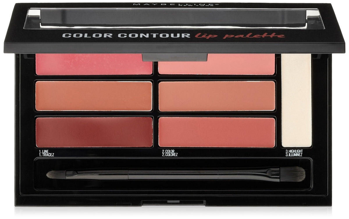Maybelline New York Lip Studio Color Contour Lip Palette, Blushed Bombshell, 0.17 oz. Beauty & Personal Care MAYBELLINE