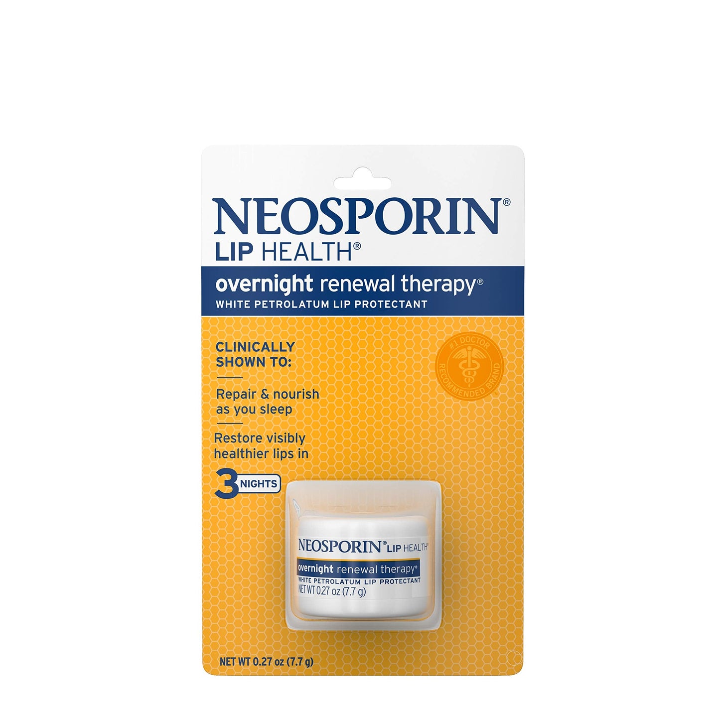 Neosporin Lip Health Overnight Renewal Therapy 0.27 oz (Pack of 3) Beauty and Personal Care Neosporin