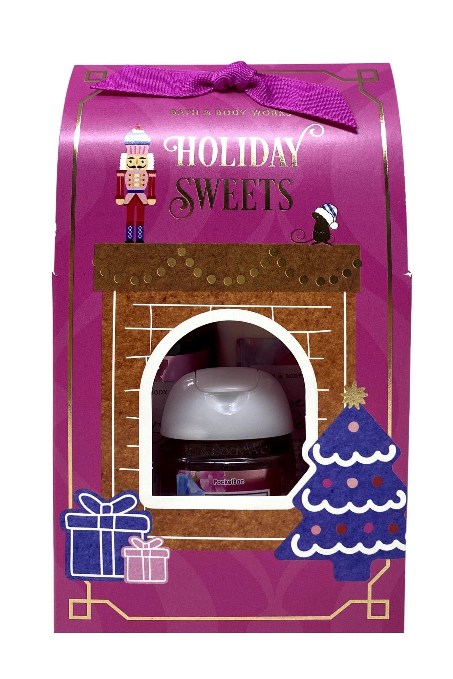 Bath & Body Works Sweet Pea - Holiday Sweets Mini Gift Set - With a Marbela Himalayan Salts Springs Sample Soap. Beauty and Personal Care Bath & Body Works