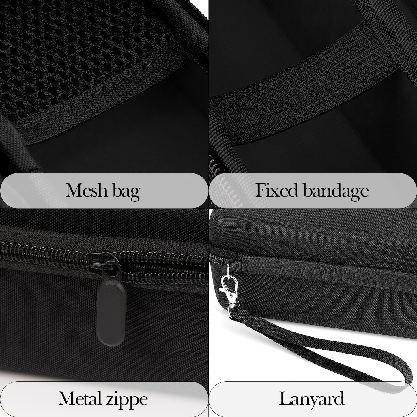 Linkidea Hard Shell Electric Shaver Travel Case, Compatible with Philips 2400, 3900, 7000, Trimmer Accessory Organizer Bag (Black) Beauty and Personal Care Linkidea