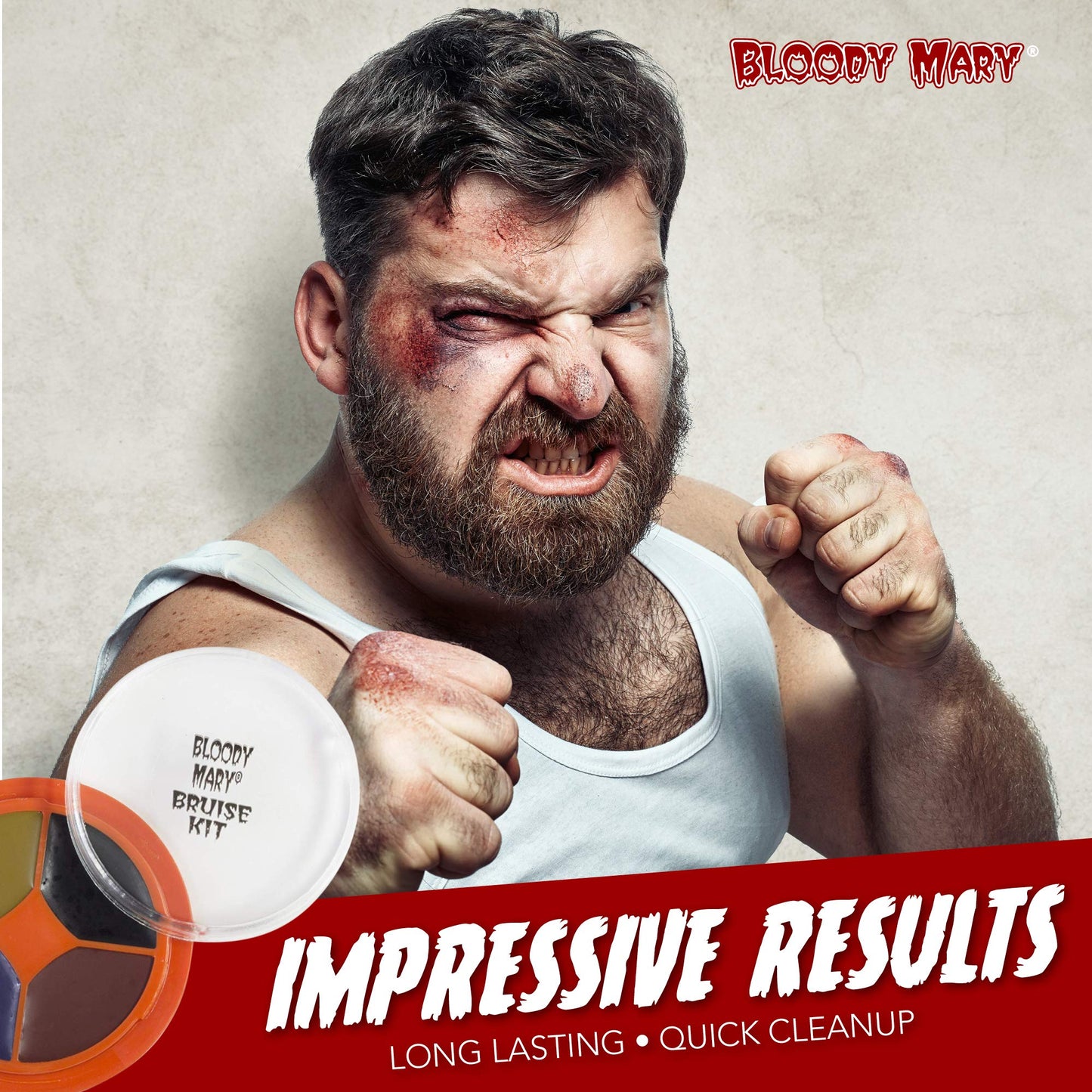 Bloody Mary, Special Effects Bruise Makeup Kit By Bloody Mary - Theatrical & Halloween Bruising Palette - SFX Fake Bruise Wheel For Fresh, Black Beauty & Personal Care Bloody Mary