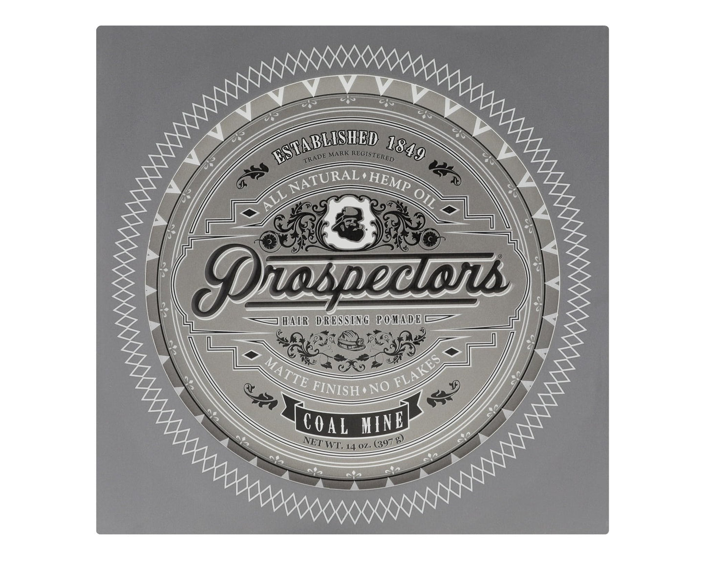 PROSPECTORS Coal Mine Matte Clay Hair Pomade 14 oz Tin Can Beauty & Personal Care PROSPECTORS